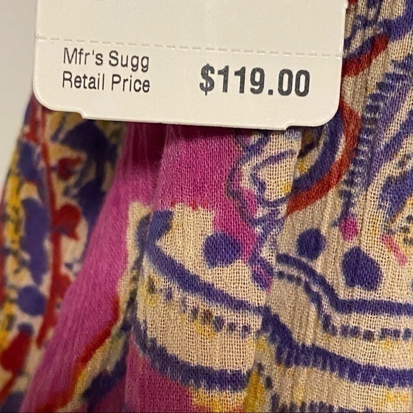 NWT Ralph Lauren paisley gauze skirt - Picture 6 of 11